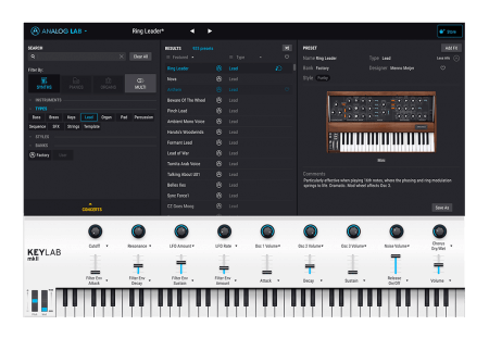 Arturia Analog Lab V v5.4.0 CE / v5.4.0 WiN MacOSX